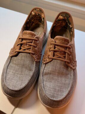 Skechers Slip-ins: On-The-Go-Coastal Sky, Boat shoe style, size 7.5M